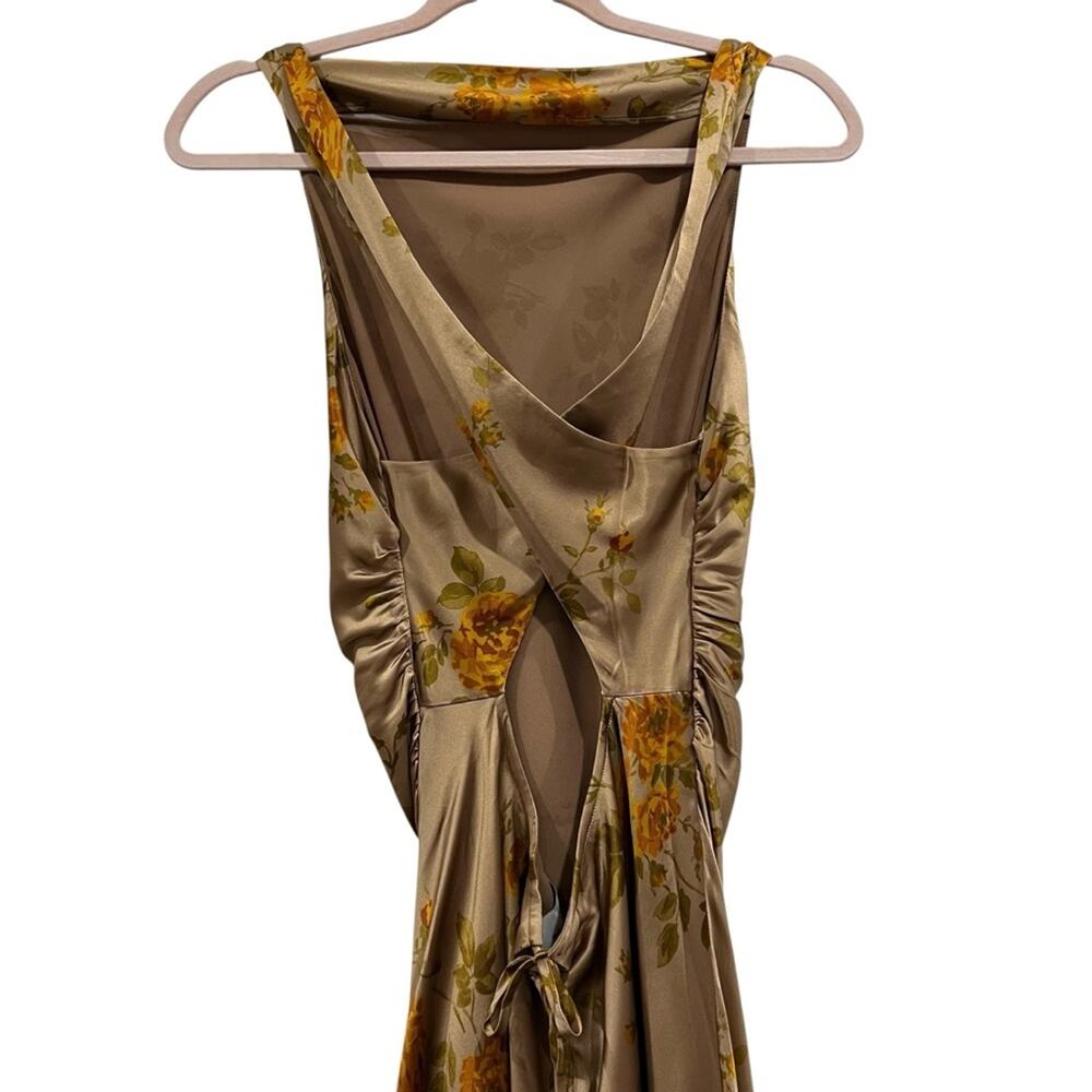 NWT NEW Reformation Anaiis Silk Dress - Picture 5 of 11